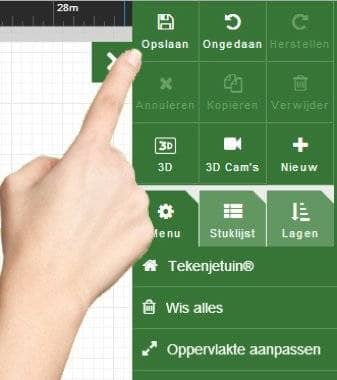 Materialen toevoegen aan uw tuinontwerp
